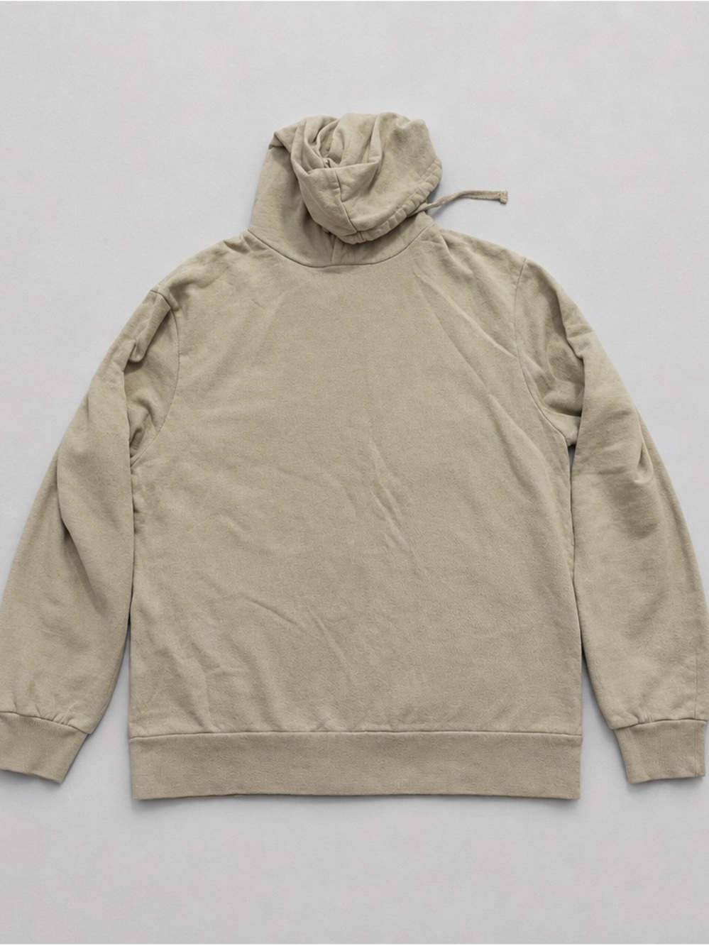 Zara Men's Hooded Pullover Sweatshirt - Light Taupe